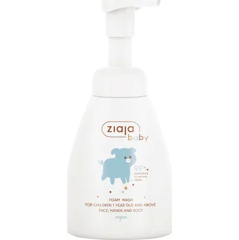 Koupelová kosmetika Ziaja baby - mycí pěna na obličej, ruce a tělo 250ml mycí pěna na obličej, ruce a tělo 250ml