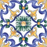 Ragno Amuri Dlažba Decoro Maiolica Tappeto 3 20 x 20 cm, lesklá, RC8J