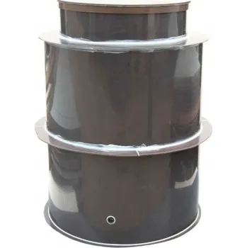 revizní šachta EKOCIS Vodoměrná šachta se záklopem a montážním vstupem ⌀ 1000 mm 1500 + 200 mm