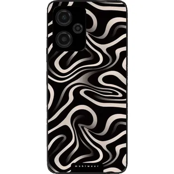 Pouzdro na mobilní telefon Lesklý kryt Mobiwear Glossy - Xiaomi Redmi Note 12 5G - GA63G Vlnky a linky (Prémiové lesklé pouzdro, obal, kryt Mobiwear Glossy na mobil Xiaomi Redmi Note 12 5G - GA63G Vlnky a linky, materiál Plast + TPU silikon - krytí po všech stranách, neošoupatelný)