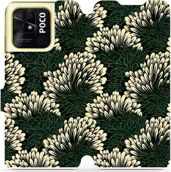 Pouzdro na mobilní telefon Flipové pouzdro Mobiwear - Xiaomi POCO C40 - VA45S Travina (Knížkové flip pouzdro, obal, kryt na mobil Xiaomi POCO C40 - VA45S Travina, materiál Umělá kůže + TPU - ochrana 360°, stojánek, silikonová vanička, magnetické zavírání)