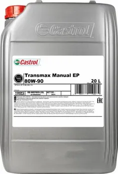 Převodový olej Castrol Transmax Manual EP 80W-90 20 l