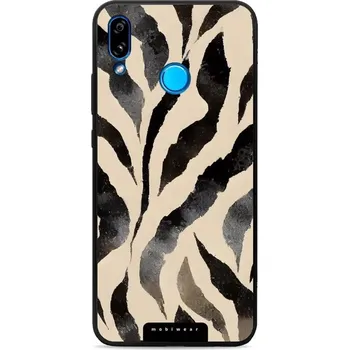 Pouzdro na mobilní telefon Lesklý kryt Mobiwear Glossy - Huawei P20 Lite - GA53G Zebří (Prémiové lesklé pouzdro, obal, kryt Mobiwear Glossy na mobil Huawei P20 Lite - GA53G Zebří, materiál Plast + TPU silikon - krytí po všech stranách, neošoupatelný potisk, tenké provedení, možnost