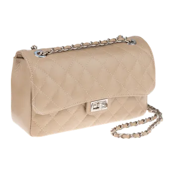 Kabelka NovaKabelka.cz Kožená italská kabelka Eliana Argento Cappuccino