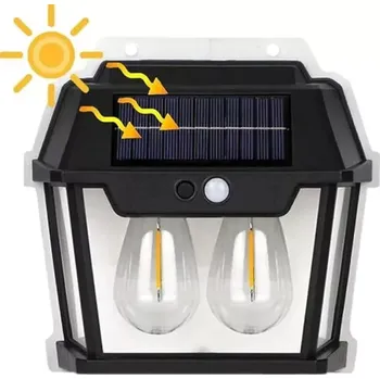 Zahradní dekorace Zahradní solární světlo Solar E24/Z /2 (Solární LED světlo s PIR čidlem pohybu)