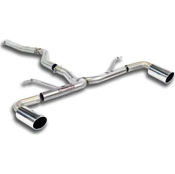 Střední díl výfuku Spojovací trubka + zadní trubka pravá ∅90mm – levá ∅90mm, (odstranění tlumiče) Supersprint 983714