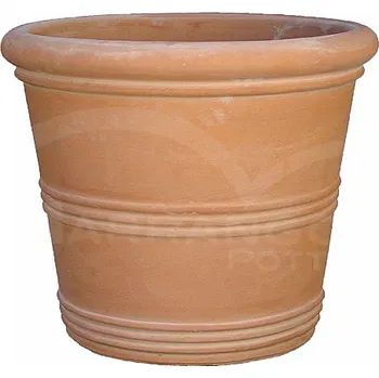 Květináč Terakota - květináč - Pot with Rings - Itálie - Ø35 x 30 V