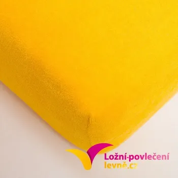 Prostěradlo Live Royal FROTÉ prostěradlo žluté 180x200cm