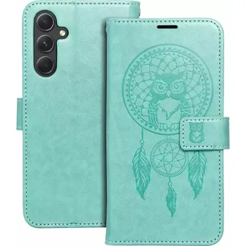 Pouzdro na mobilní telefon Flipové pouzdro Coolcase Mezzo na mobil Samsung Galaxy A54 5G - Zelený lapač snů (Flip kryt či obal Forcell MEZZO na mobil Samsung Galaxy A54 5G - Zelený lapač snů)