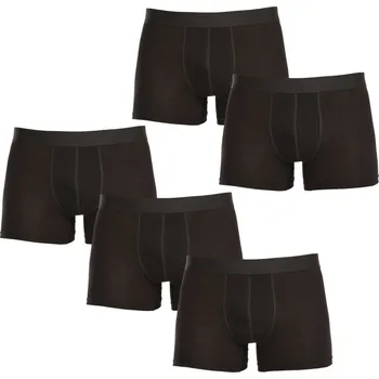 Boxerky 5PACK pánské boxerky Nedeto nadrozměr černé (5NBX001) 10XL Možnost vrácení zboží ZDARMA do 120 dnů!