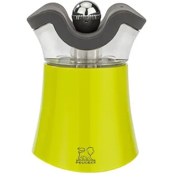 Mlýnek na koření PEUGEOT | Mlýnek na pepř + solnička, PEPS, velikost 8 cm, zelený