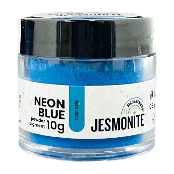 Speciální výtvarná barva Jesmonite neonový práškový pigment 10 g - modrá
