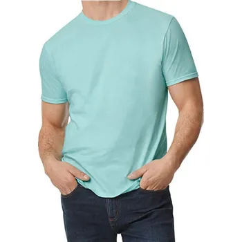 Gildan Pánské triko G980 Teal Ice XXL