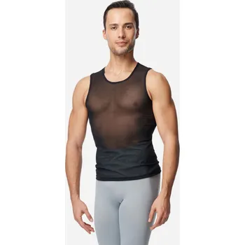 Pánské tílko Lulli,Síťovaný top LUB398M, černá L