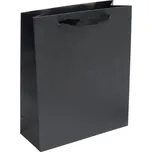 Větší dárková taška perleťově černá