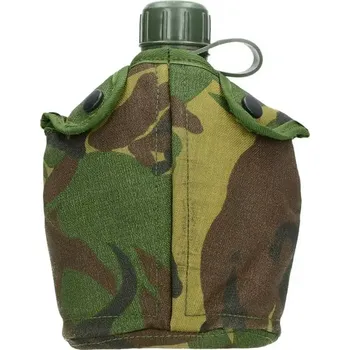 Kempingové nádobí Polní láhev HOLANDSKO s pitítkem s ALICE KLIPY (Originální polní láhev s maskáčovým obalem a nerezovým pohárkem, používaná Holandskou Armádou.)