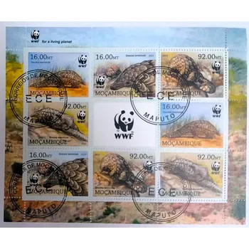 Sběratelství Aršík Mozambik - mravenečník WWF