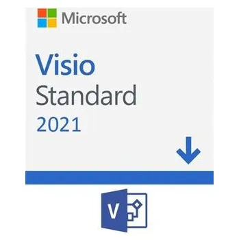 Microsoft Visio Standard 2021 - 1 PC, elektronicky