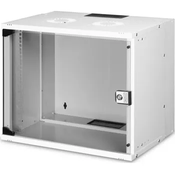 PC skříň DIGITUS DN-49204 Nástěnná skříň 9U, SOHO PRO, nesmontovaná, 19", 460 x 540 x 400 mm, šedá (RAL 7035) DN-49204