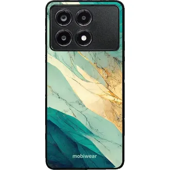 Lesklý kryt Mobiwear Glossy - Xiaomi Poco X6 Pro 5G - G024G - Zlatavý a zelenkavý mramor (Prémiové lesklé pouzdro, obal, kryt Mobiwear Glossy na mobil Xiaomi Poco X6 Pro 5G - G024G - Zlatavý a zelenkavý mramor, materiál Plast + TPU silikon - krytí po všec
