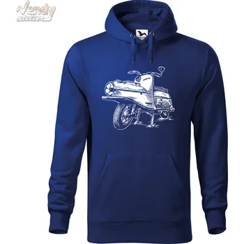 Dámská mikina Mikina - ČZ 175/501 Čezeta Barva: Královská modrá (05), Velikost: 3XL, Střih: Pánské