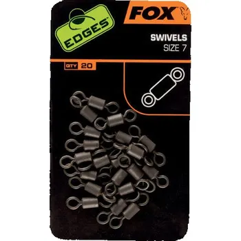 Fox International Fox obratlíky Edges Swivels 10 ks Varianta: vel. 10 (CAC534)