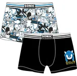 Ježek SONIC - licence Pánské boxerky - Ježek Sonic 5333158, bílá / černá Barva: Mix barev, Velikost: M