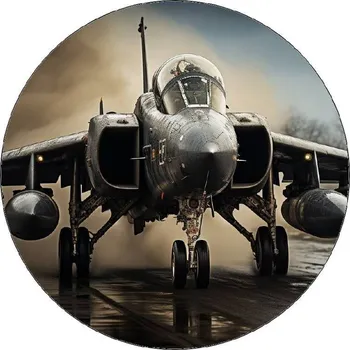 Přisada na vaření a pečení Jedlý papír stíhačka 19,5cm