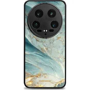 Pouzdro na mobilní telefon Lesklý kryt Mobiwear Glossy - Xiaomi 14 Ultra 5G - G022G Zelenkavý a zlatavý mramor (Prémiové lesklé pouzdro, obal, kryt Mobiwear Glossy na mobil Xiaomi 14 Ultra 5G - G022G Zelenkavý a zlatavý mramor, materiál Plast + TPU silikon - krytí po všech stranách