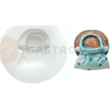 Kuchyňská sůl Silikonová forma na cukrovou hmotu ve tvaru plážové tašky - SLK291, 36x42 mm | SILIKOMART, SugarFlex