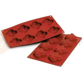 Kuchyňská sůl Silikonová forma SF099 FOUR LEAF prům. 68x25 mm | SILIKOMART, Classic Premium
