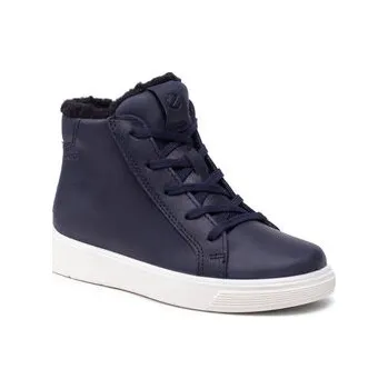 Pracovní obuv Kotníková obuv ECCO Street Tray K GOTE-TEX 70528202303 Tmavomodrá 32