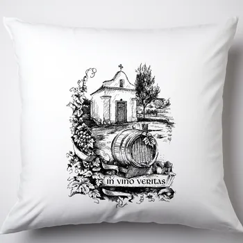 Polštář Polštář - Ve víně je pravda Typ povlaku: Plyš