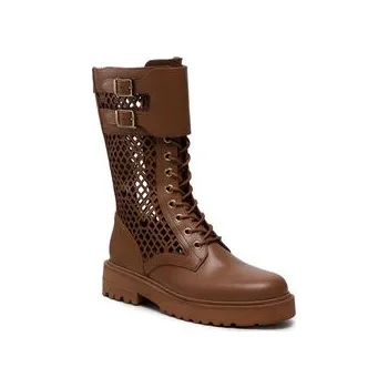 Dámské kozačky Kotníková obuv PINKO Noemi Stivale PE 22 BLKS1 1H212D Y87W Hnědá 37