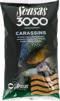 Návnadová surovina Sensas 3000 Carassins krmení 1 kg