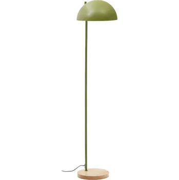 Stojací lampa Zelená kovová stojací lampa Kave Home Catlar 150 cm
