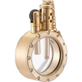 Zapalovač Gaira® Benzínový zapalovač 8002, Barva zlatá