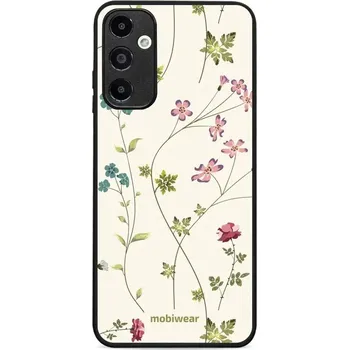Pouzdro na mobilní telefon Lesklý kryt Mobiwear Glossy - Samsung Galaxy A05s - G035G - Tenké rostlinky s květy (Prémiové lesklé pouzdro, obal, kryt Mobiwear Glossy na mobil Samsung Galaxy A05s - G035G - Tenké rostlinky s květy, materiál Plast + TPU silikon - krytí po všech stranách