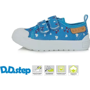 Dětská sportovní obuv D.D.step chlapecké plátěnky CSB-41239BM Barva: modrá, Velikost: 31