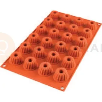 Kuchyňská sůl Silikonová forma na cukroví a dezerty SF232 GUGELHOPF košíčky prům. 35x20 mm | SILIKOMART, Classic Premium