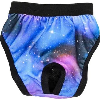Obleček pro psa Hárací kalhotky Galaxy modré varianta 80