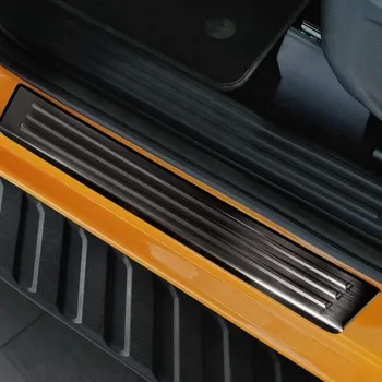 Lišta karosérie Avisa Prahové nerezové lišty Ford Ranger IV (od roku 2022>) černé -