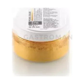 Výroba svíčky Potravinářská barva, perleťová v prášku, pearl color, zlatá, 20 g | SILIKOMART, i78 Colorants