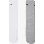 PONOŽKY QUIKSILVER 2PK QK BASIC HC FB CR - bílá + při osobním odběru 246 Kč