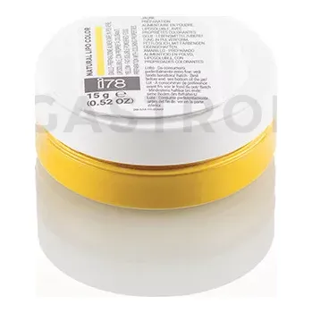 Výroba svíčky Přírodní potravinářská barva v prášku, natural lipo color, žlutá, 15 g | SILIKOMART, i78 Colorants