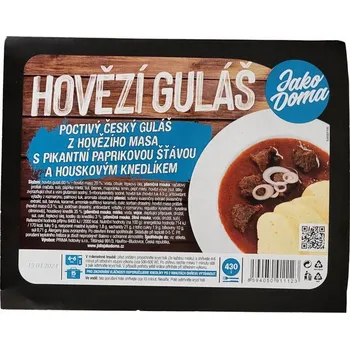 Hotové jídlo Jako Doma Hovězí guláš 430g