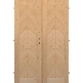 Interiérové dveře Palubkové dveře dvoukřídlé č.9 (šíře 180cm)