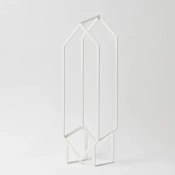 Knihovna Stojan na LP desky DIAM bílý