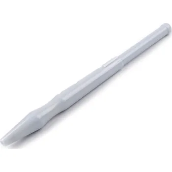 Dutá nastavitelná jehla / vyšívací pero pro silnější příze sv. šedá