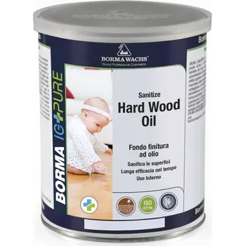 Olej na dřevo Borma wachs iG PURE Hard wood oil Tvrdý olej na dřevo se sanifikační a dezinfekční funkcí 1 kg